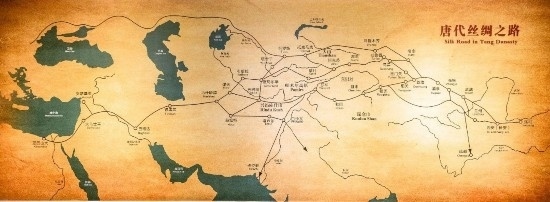 唐代絲綢之路，經(jīng)過新疆眾多地區(qū)。（圖片來源：視覺中國）