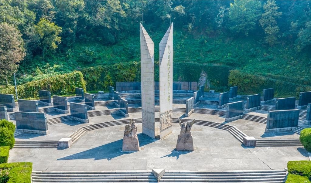 抗日航空英烈紀念碑廣場。（受訪單位供圖）