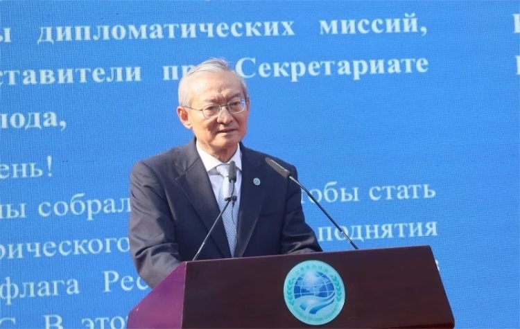 上合組織秘書長張明出席活動并致辭。主辦方供圖