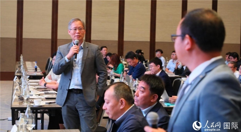 講座現(xiàn)場互動。人民網(wǎng)記者 簡承淵攝