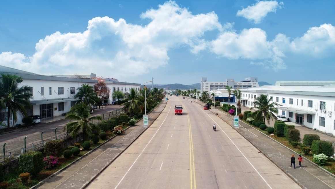 西哈努克港經濟特區(qū)園區(qū)。西港特區(qū)公司供圖