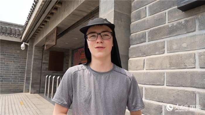 圖為德國籍游客埃里克·西伯特。人民網(wǎng)記者 吳超嵐攝