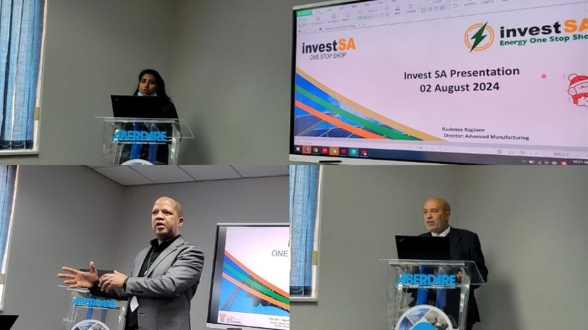 南非貿(mào)工部官員主旨演講。南中經(jīng)貿(mào)協(xié)會供圖