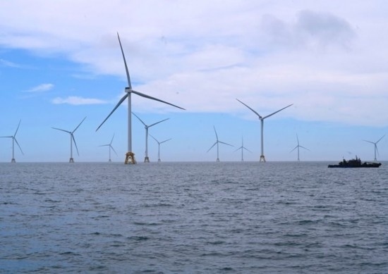 2024年6月19日拍攝的三峽集團(tuán)漳浦二期海上風(fēng)電項(xiàng)目。新華社記者 林善傳 攝