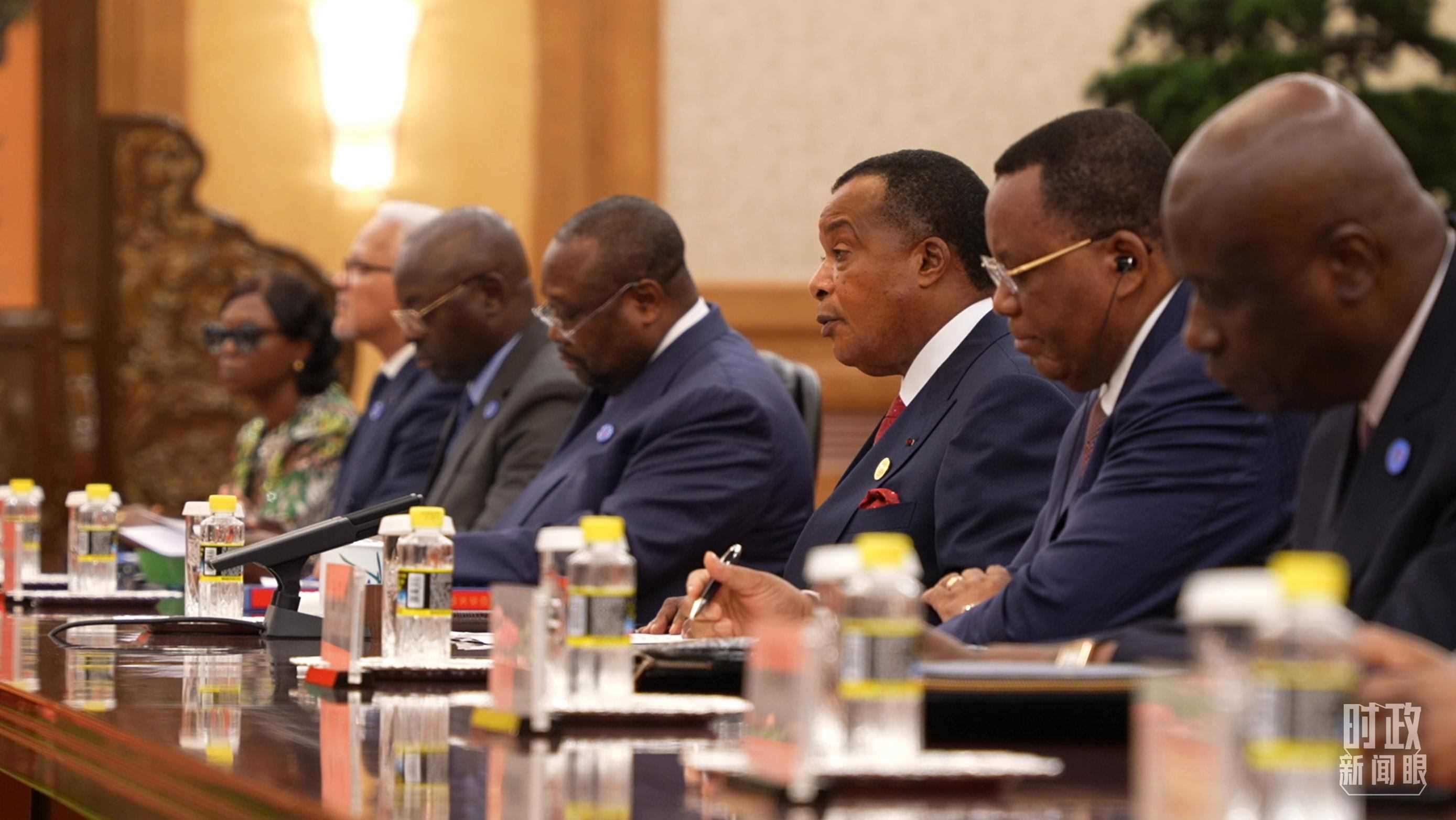 剛果（布）總統(tǒng)薩蘇。（總臺(tái)央視記者蔣碩拍攝）