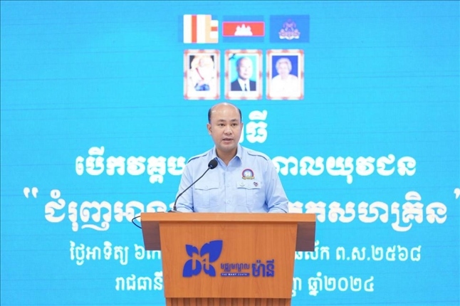 洪瑪尼在開(kāi)幕式致辭?；顒?dòng)主辦方供圖