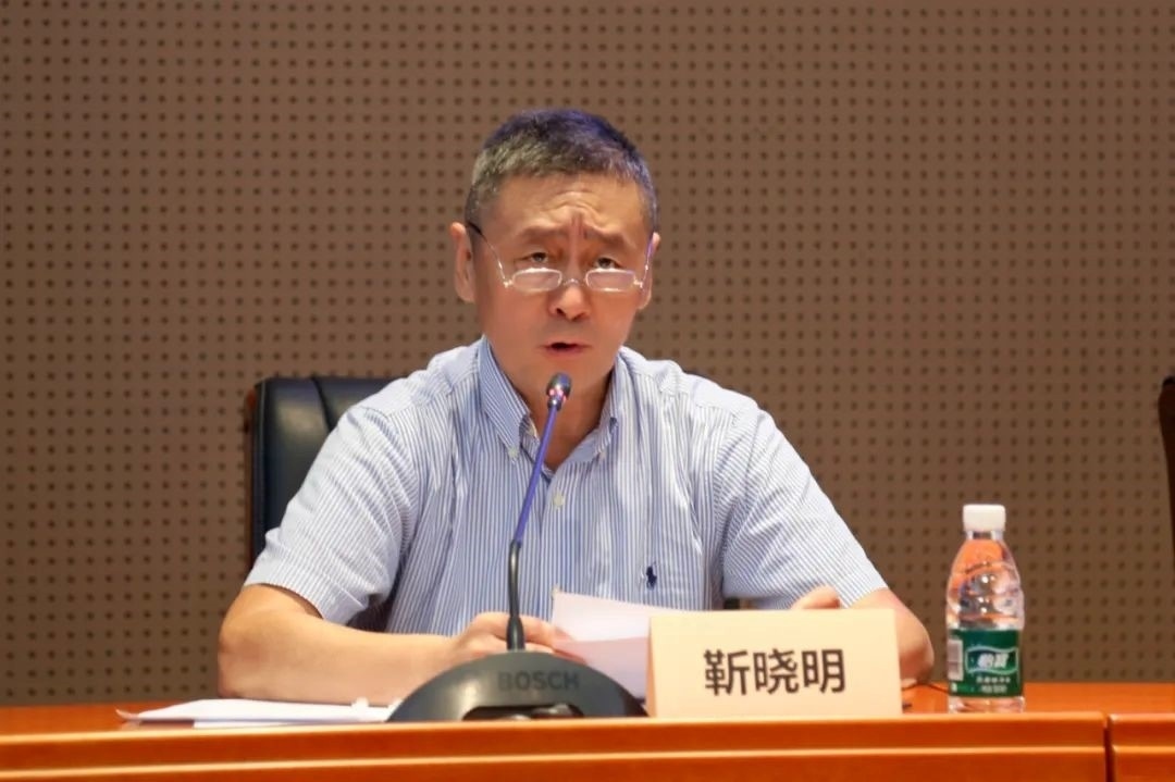 科技外交專家委員會(huì)主任委員、科技部國(guó)際合作司原司長(zhǎng)靳曉明致辭。主辦方供圖