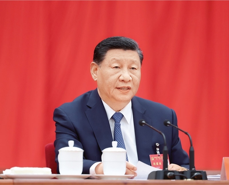 中國共產(chǎn)黨第二十屆中央委員會第三次全體會議，于2024年7月15日至18日在北京舉行。中央委員會總書記習近平作重要講話。 新華社記者 鞠鵬/攝