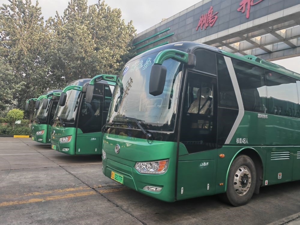 2024年9月4日拍攝的鵬飛集團(tuán)的氫能大巴車。新華社記者 王勁玉 攝