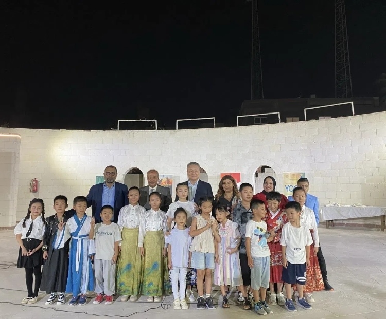 活動現(xiàn)場合影。開羅中國文化中心供圖