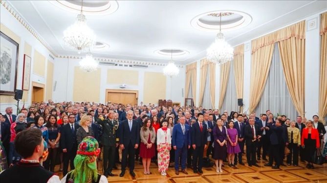 招待會(huì)現(xiàn)場(chǎng)。中國(guó)駐波蘭大使館供圖