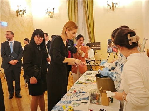 招待會現(xiàn)場。中國駐匈牙利大使館供圖