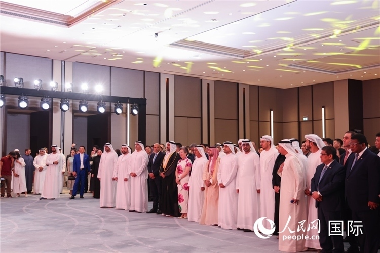 招待會(huì)現(xiàn)場(chǎng)。人民網(wǎng)記者任皓宇攝