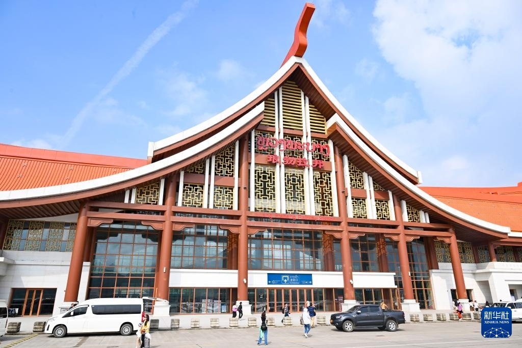 這是10月12日在老撾拍攝的瑯勃拉邦車站。新華社記者 程一恒 攝