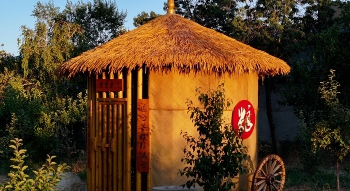 老奇臺人民法庭“土圓倉”調(diào)解室。老奇臺人民法庭供圖