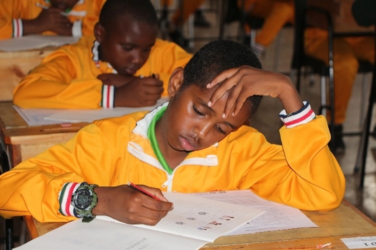 考場現(xiàn)場。埃格頓大學(xué)孔子學(xué)院供圖