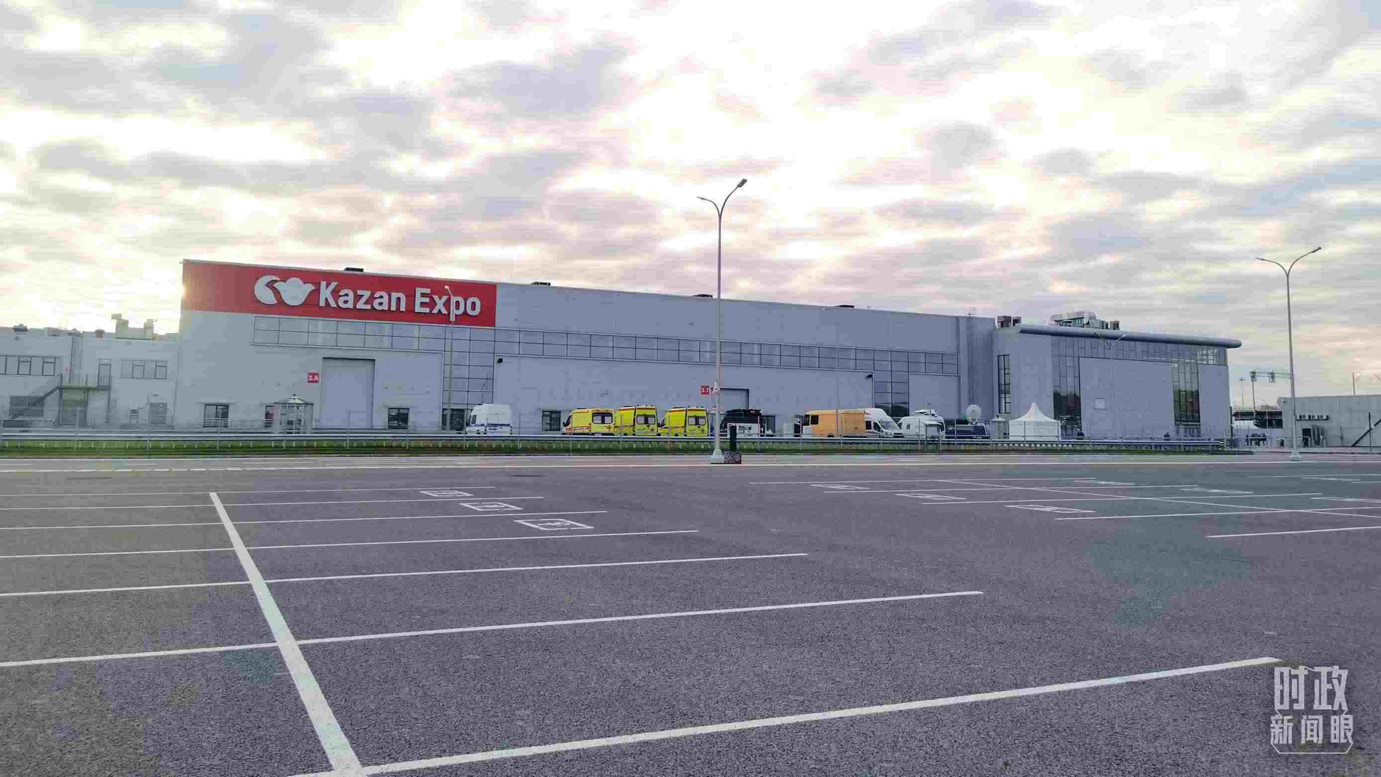 △ 喀山會(huì)展中心。（總臺(tái)央視記者曹亞星拍攝）