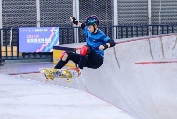 陳燁在比賽中。賽事組委會供圖