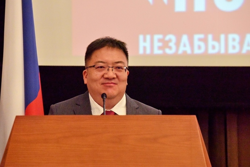 新華出版社社長(zhǎng)匡樂(lè)成致辭。 主辦方供圖