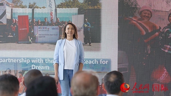 奇瑞南非公司全國市場經(jīng)理維倫·彼得森發(fā)言。人民網(wǎng) 張茜攝