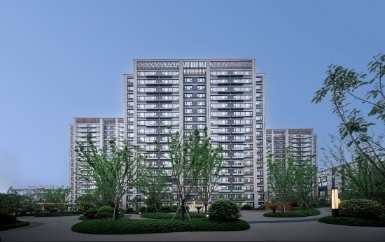 圖為改造后的中鐵臻庭小區(qū)整體外觀。王碩敏 攝