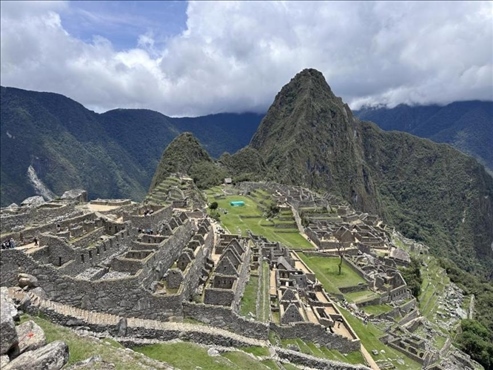 秘魯馬丘比丘古城遺址。本報(bào)記者 張朋輝 攝