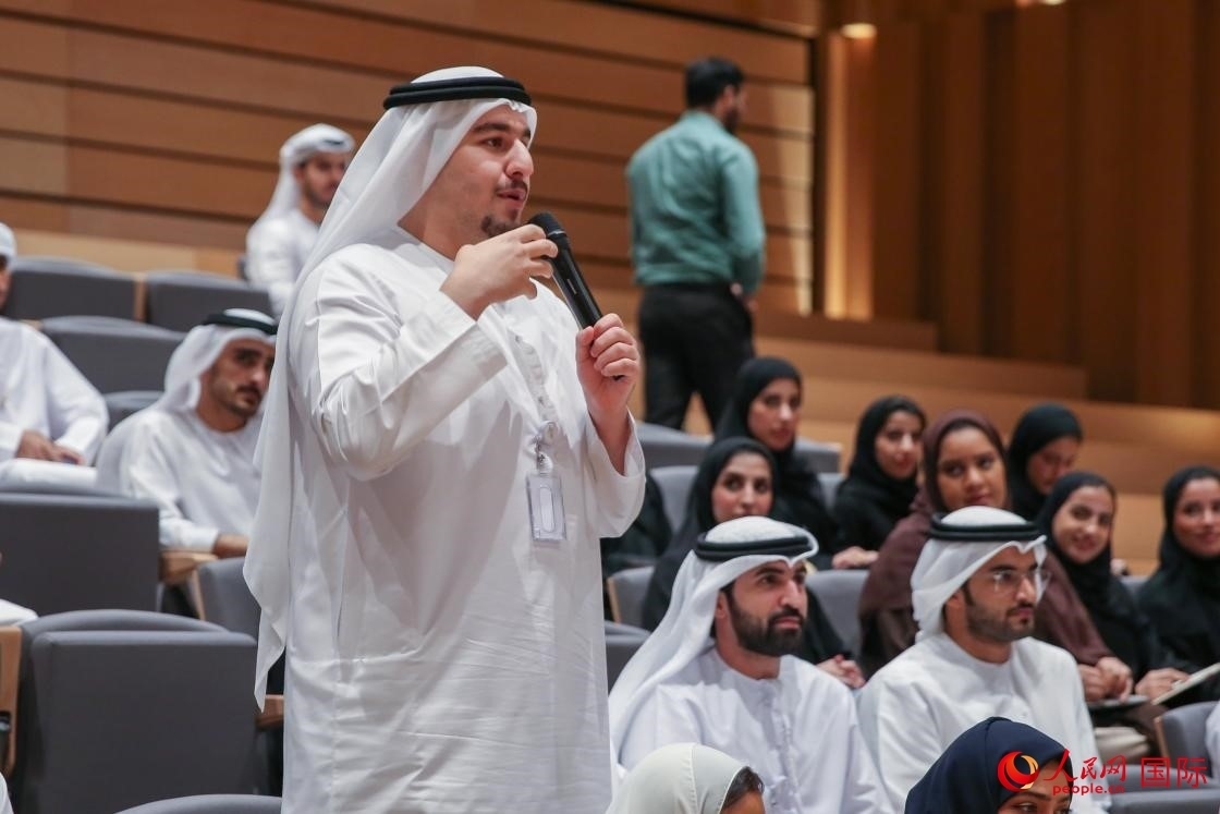 觀眾提問(wèn)。人民網(wǎng) 塔里克·易卜拉欣攝