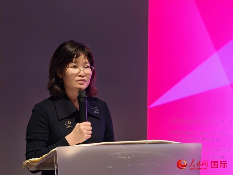 遼寧省文聯(lián)黨組書(shū)記、主席邵玉英致辭。人民網(wǎng)記者 于超凡攝