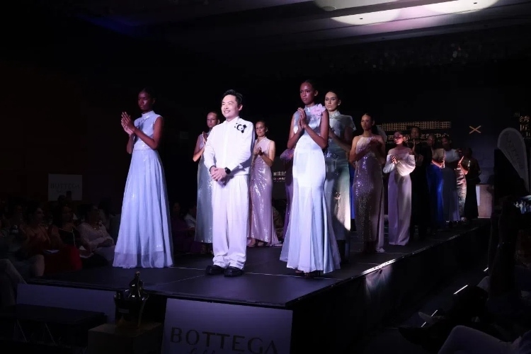時裝周現場。顏李芳攝