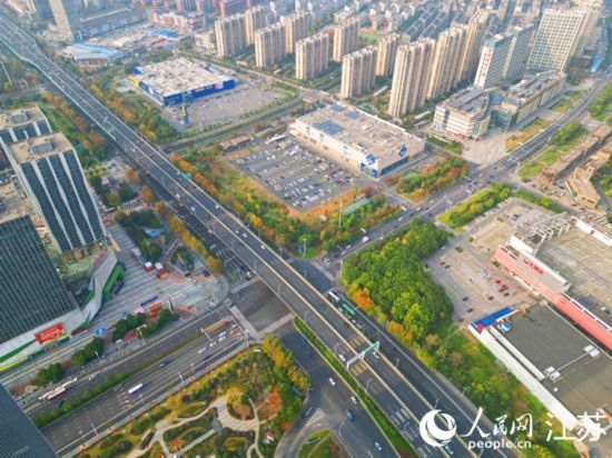 崇川區(qū)北大街便民商圈。人民網(wǎng)記者 王繼亮攝