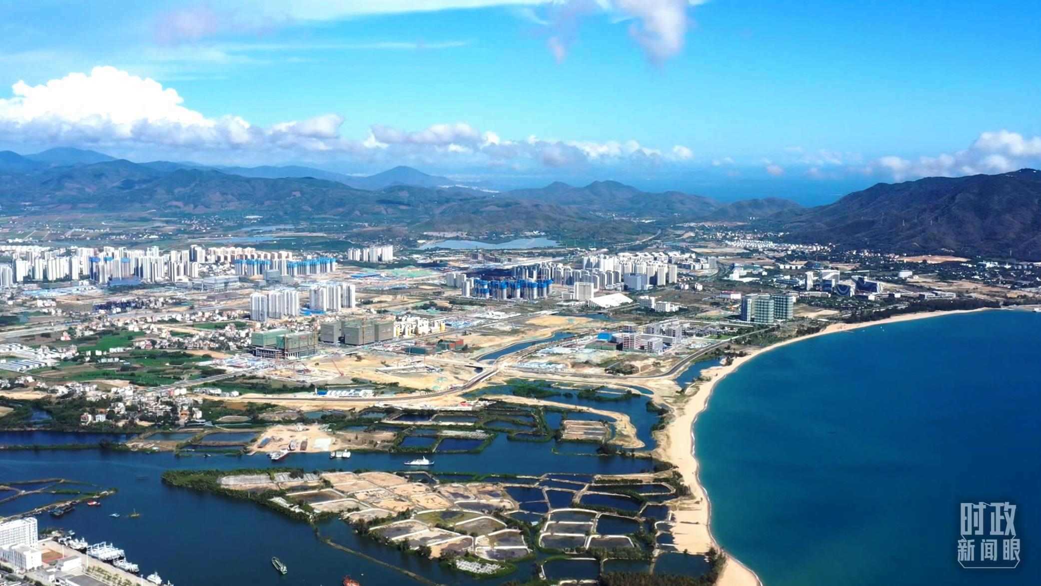 海南崖州灣科技城。（總臺記者張偉克拍攝）