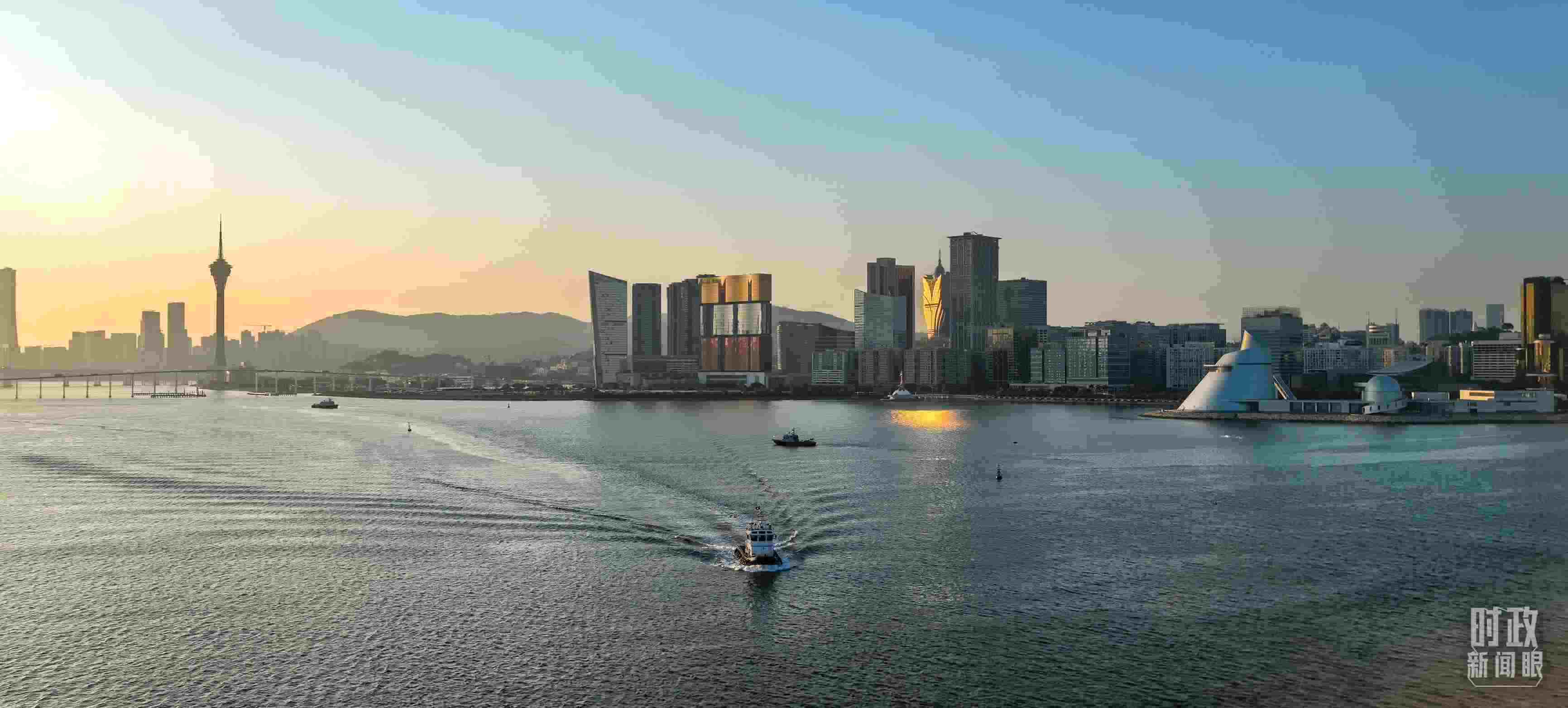 △澳門風光。（總臺央視記者王子杭拍攝）