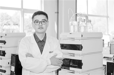 郭凱在實驗室。 受訪者供圖