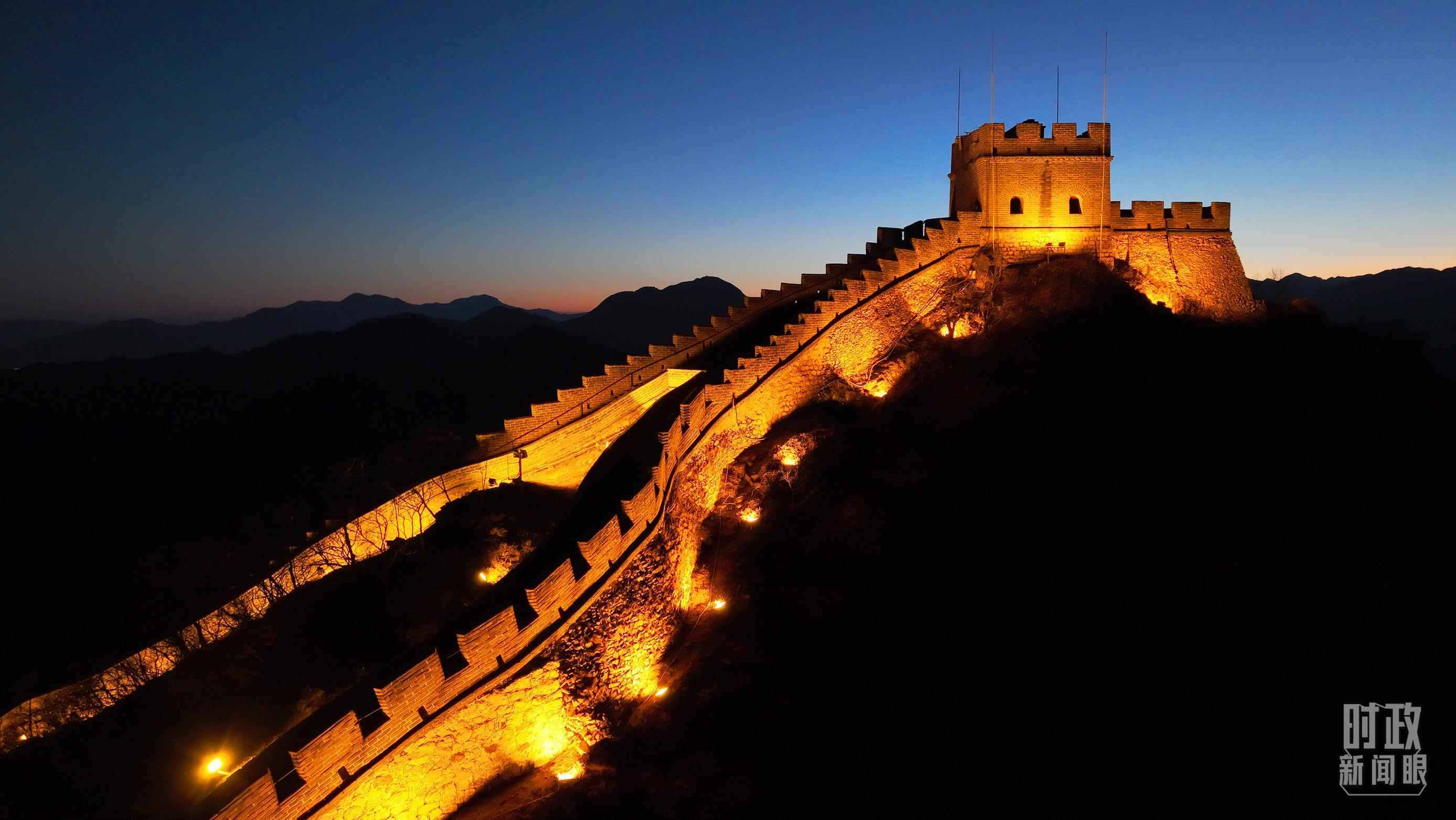 △北京居庸關(guān)長(zhǎng)城。（總臺(tái)央視記者范凱拍攝）