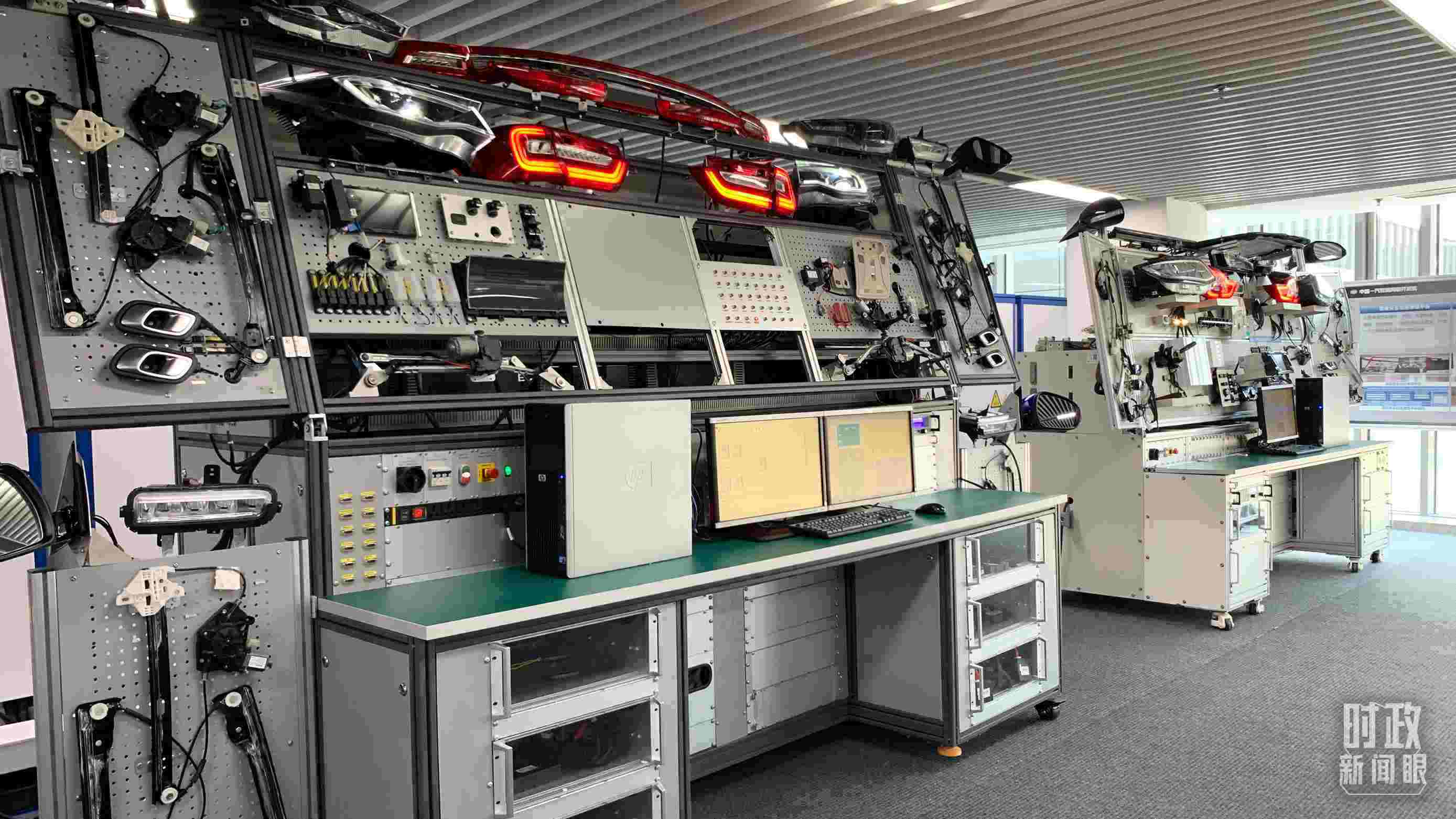 △吉林長春，一汽整車硬件測試實驗室。（總臺央視記者邢彬拍攝）