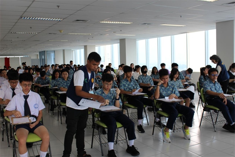 考試現(xiàn)場(chǎng)。印尼雅加達(dá)華文教育協(xié)調(diào)機(jī)構(gòu)供圖