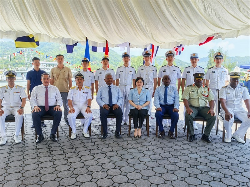 儀式現(xiàn)場(chǎng)。中國(guó)駐塞舌爾大使館供圖