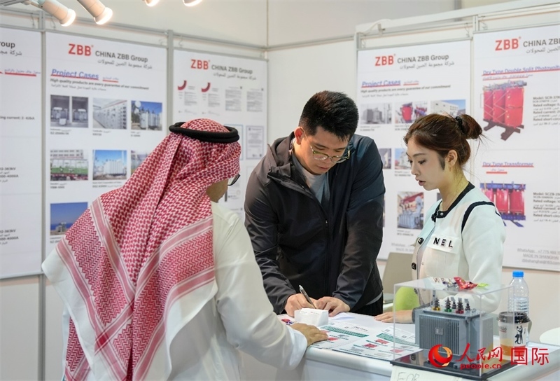 展會現(xiàn)場。人民網(wǎng) 塔里克·易卜拉欣攝