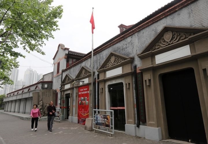 這是2018年5月1日拍攝的中國勞動組合書記部舊址陳列館外景。新華社記者 劉穎 攝