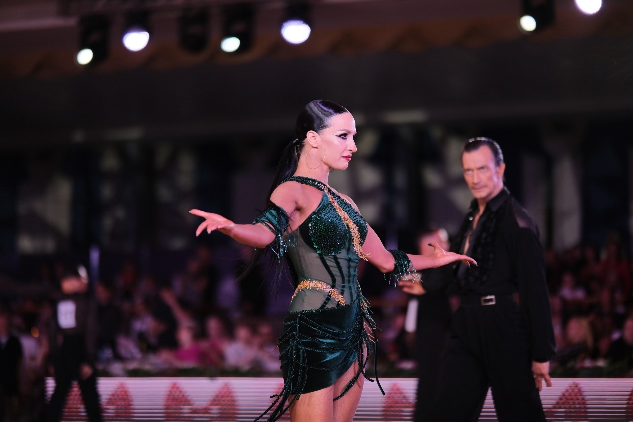 第七屆“克里姆林宮杯”國標舞錦標賽現(xiàn)場。于子恒攝