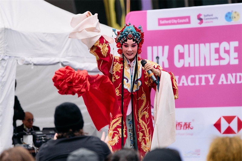 演員蔡衛(wèi)莉的秦腔表演贏得陣陣好評。 楊浩鵬攝