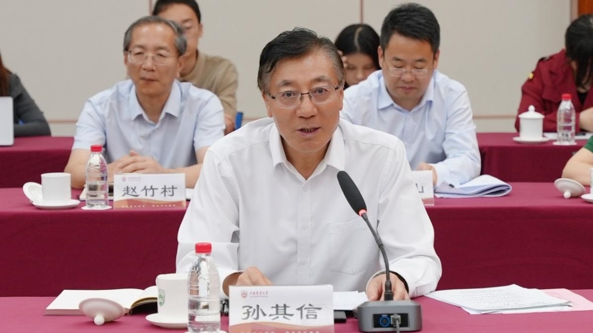 中國工程院院士、中國農(nóng)業(yè)大學校長孫其信。校方供圖